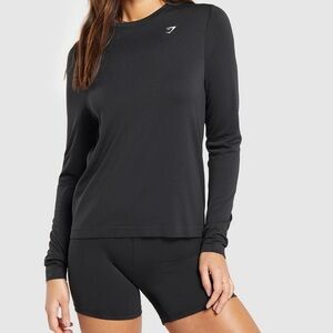 Gymshark Black Long Sleeve Sweatshirt